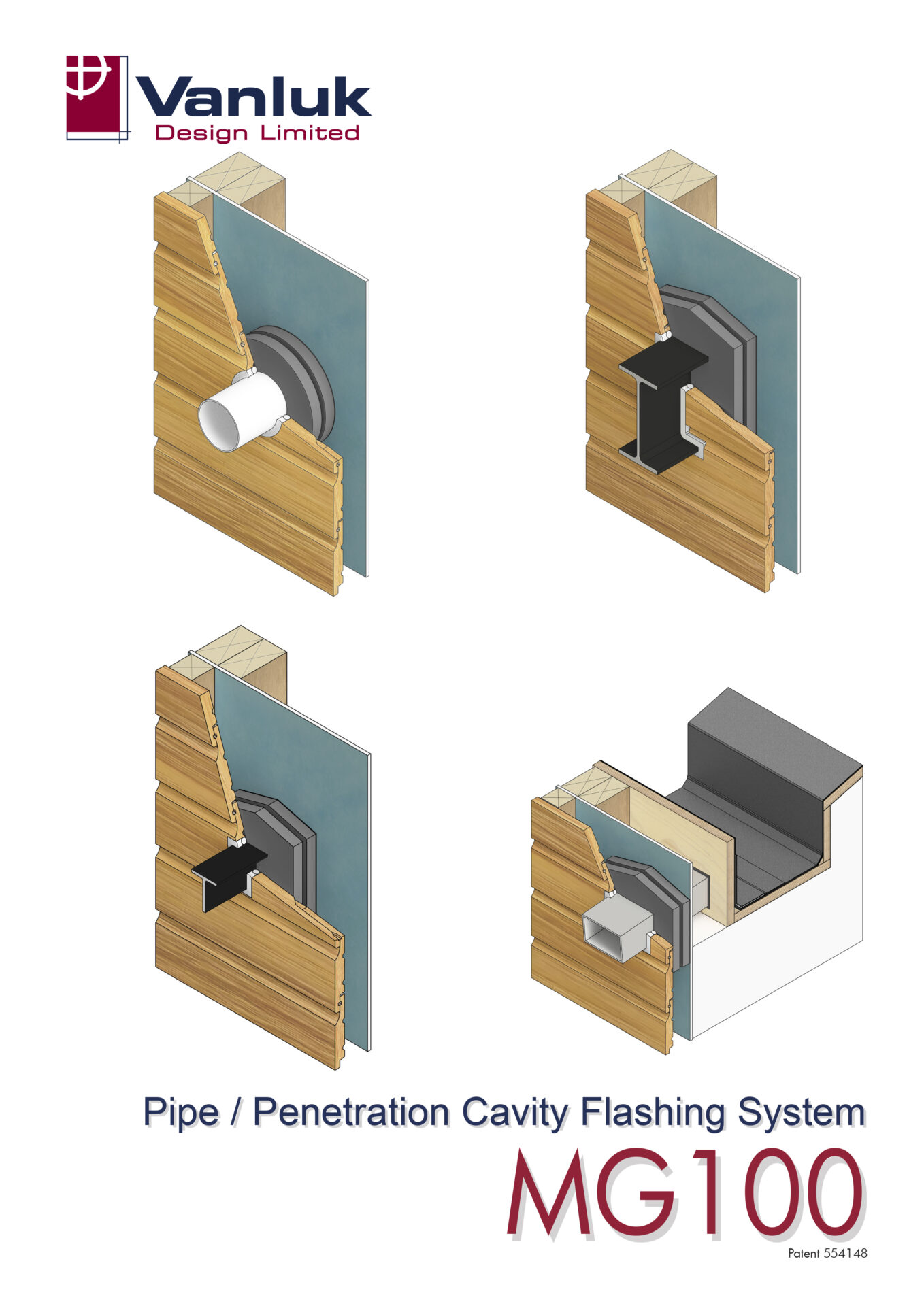 MG100 Weatherboard Cavity Flashing