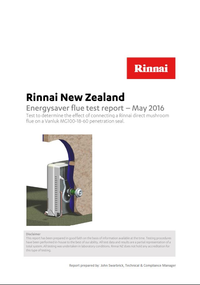 Energysaver Direct Flue Test innovative construction methods